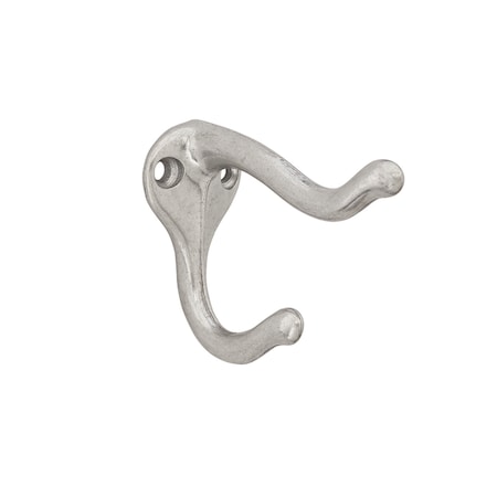 Ives Ives Medium Bright Nickel Aluminum 1-1/4 in. L Coat/Hat Hook 1 pk SP571A14